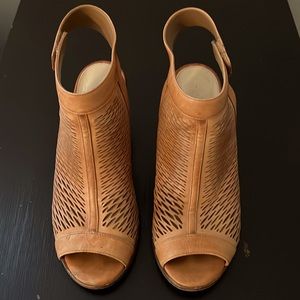 Open toe ankle bootie